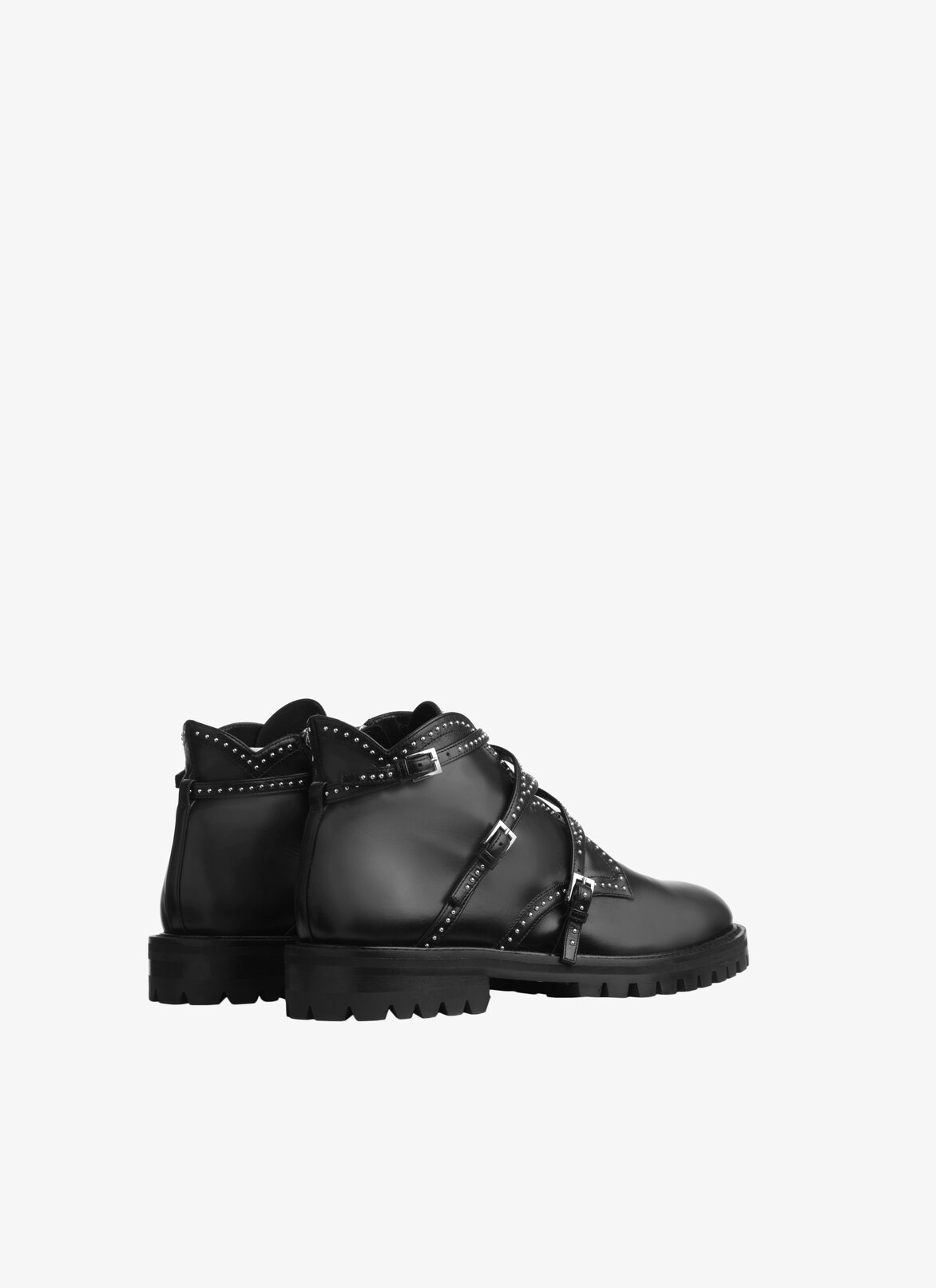 BOOTS VEAU2 LACET CLOU BLACK ALAÏA BLACK  BOOTS VEAU2 LACET CLOU BLACK